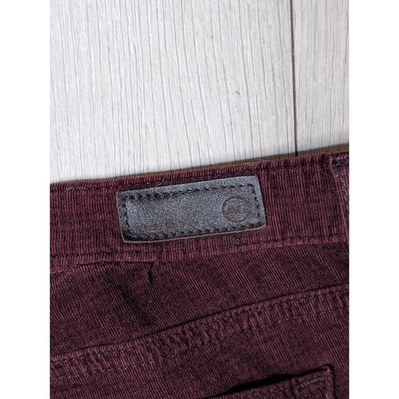 AG The Legging Super Skinny Corduroy Pants , Cords Women's Size 31R Wine - Picture 12 of 16
